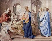 Christ Resurrects the Daughter of Jairu Friedrich overbeck